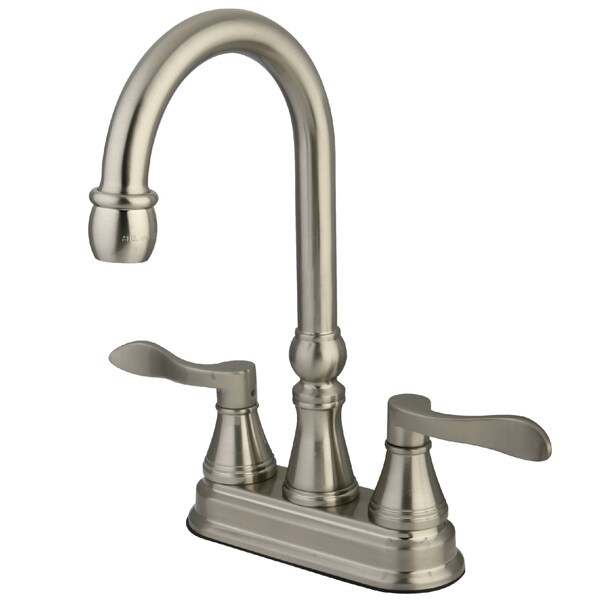 NuFrench, 4" Bar Faucet, Brushed Nickel